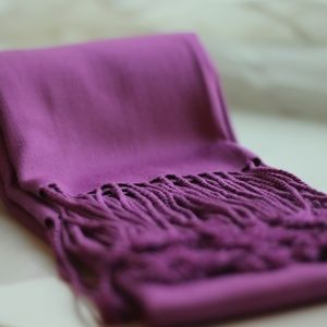 NWT Purple Pashmina Women's Scarf / Wrap / Shawl